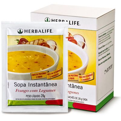 Sopas Instantâneas cx com 7 refeições